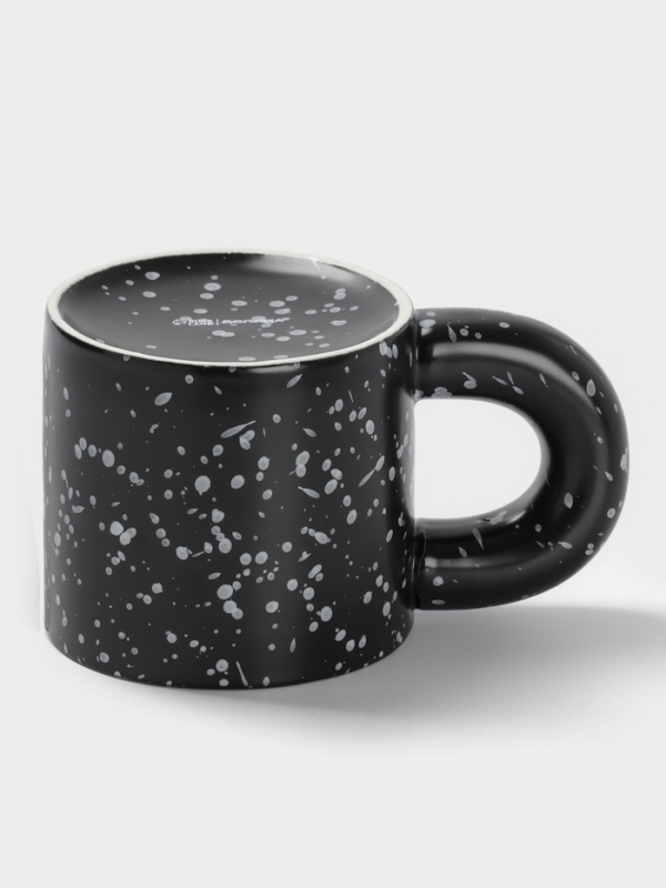 Кружка Доляна "Сплэш" 14х8,5х8,2 см, цвет черный