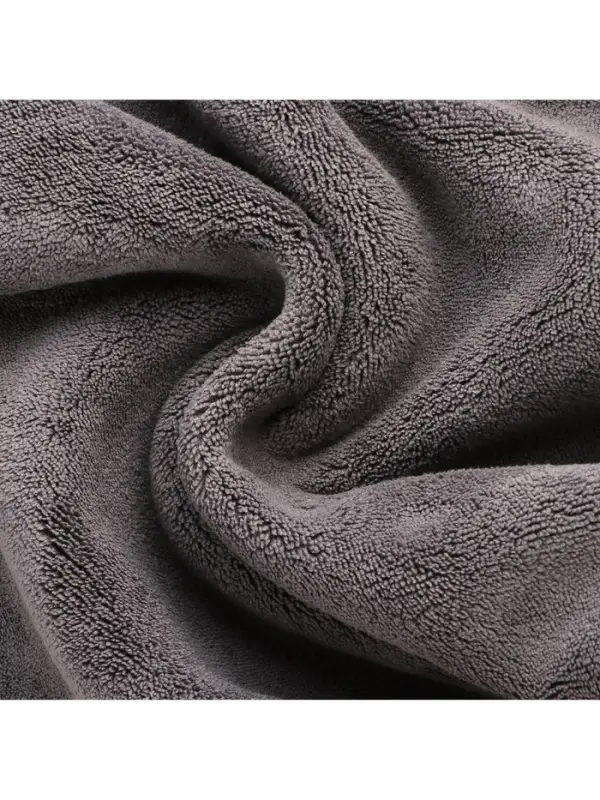 Тряпка для мытья автомобиля CARTAGE, микрофибра, 800 г/м&sup2;, 30&times;40 cм, желто-серая