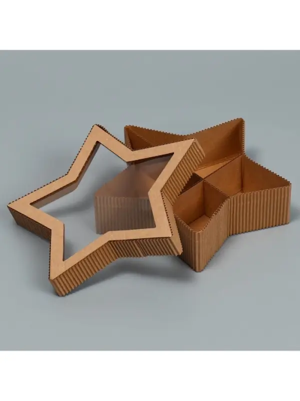 Коробка подарочная, кондитерская упаковка &laquo;Звезда&raquo;, 23&times;13&times;5 см