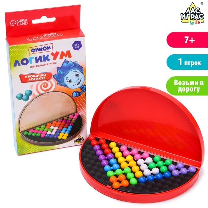Настольная игра-головоломка на логику «ЛогикУМ», 105 заданий, Фиксики Настольная игра-головоломка на логику «ЛогикУМ», 105 заданий, Фиксики