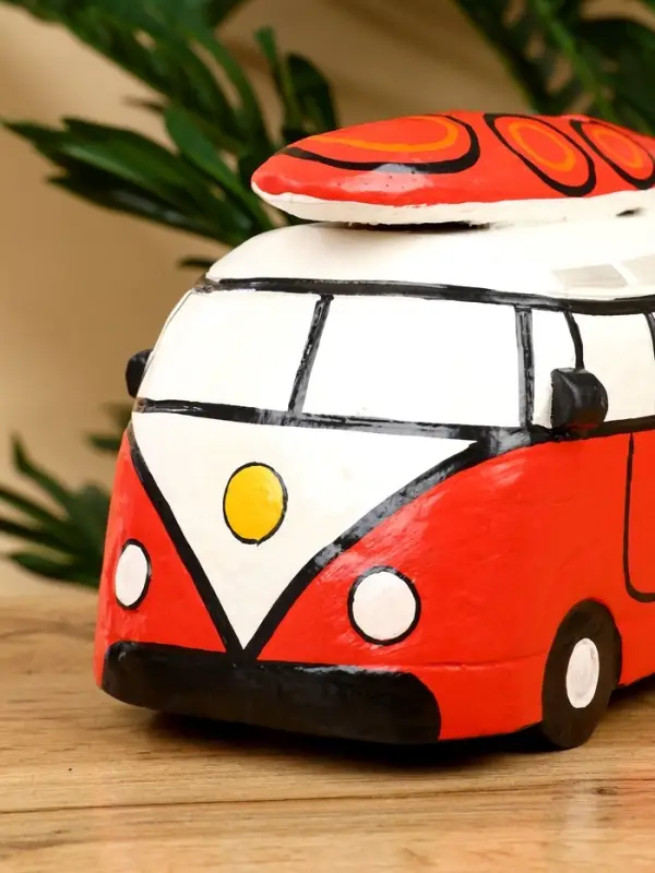 Копилка «Микроавтобус», 24×12×13.5 см, дерево, красный Копилка «Микроавтобус», 24×12×13.5 см, дерево, красный