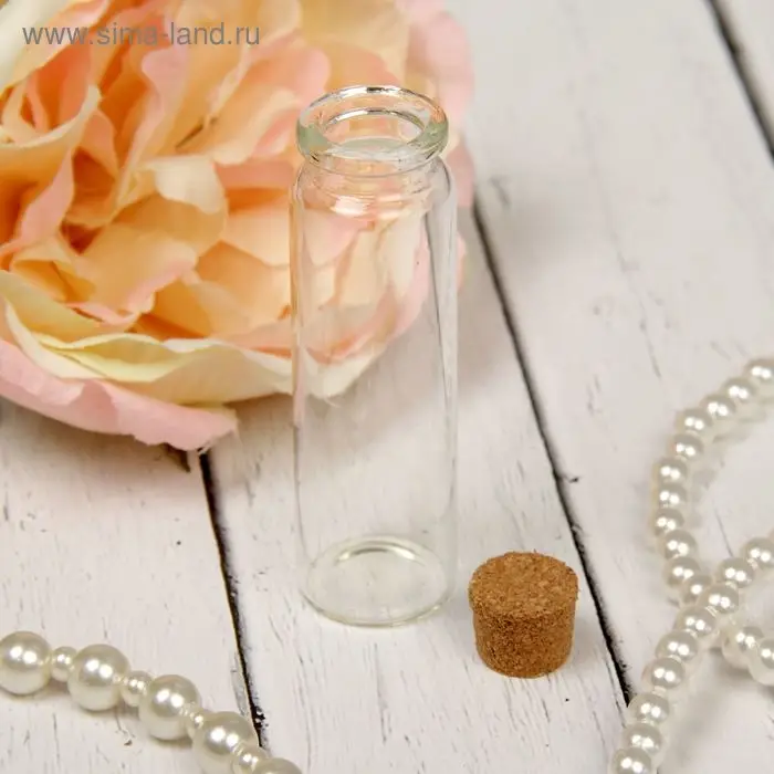 Основа для творчества и декорирования «Бутылочка», с пробкой, 13 мл Основа для творчества и декорирования «Бутылочка», с пробкой, 13 мл