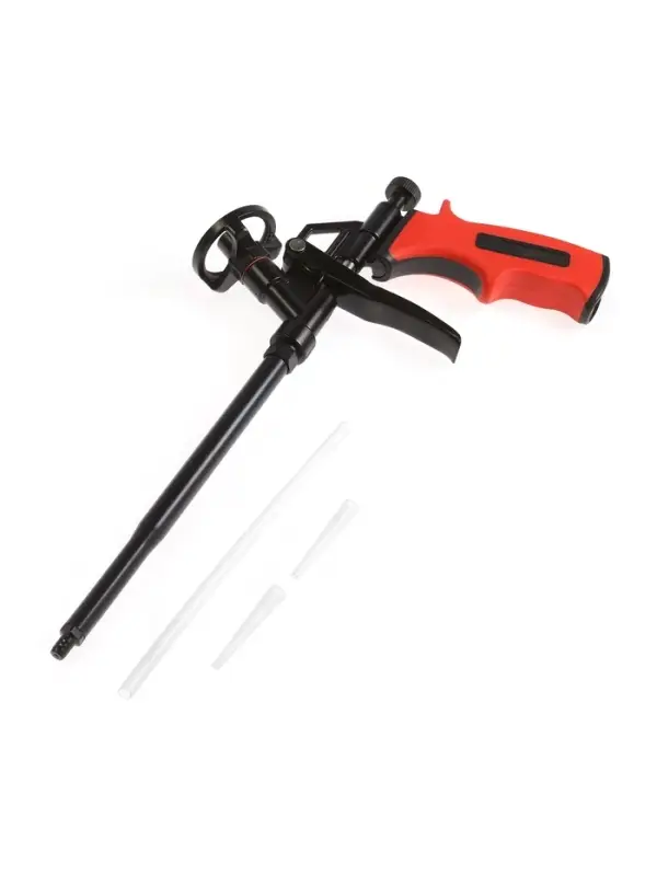 Пистолет для монтажной пены ТУНДРА, металлический корпус с тефлоновым покрытием