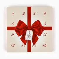Коробка-адвент под 16 конфет, &laquo;Бант&raquo;, 19&times;19&times;2.5 см, кондитерская упаковка