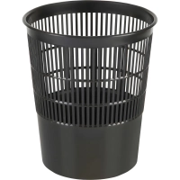 Корзина для мусора офисная 14л пластик, черная Luscan 'КР510