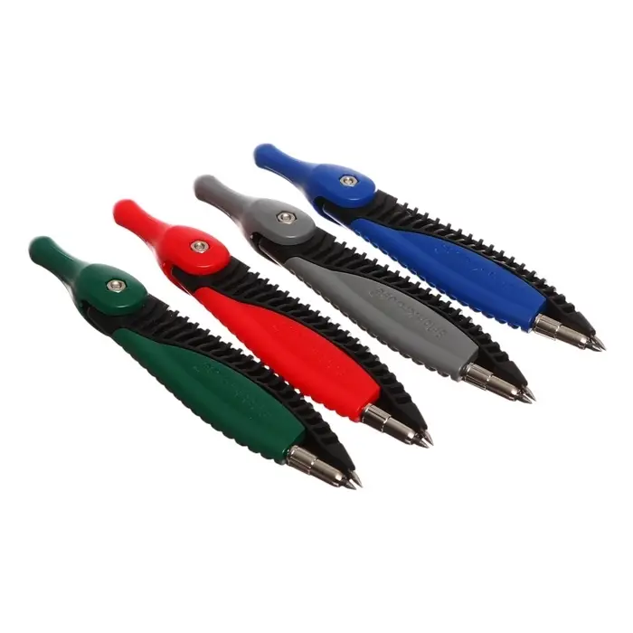 Циркуль пластиковый ErichKrause. Classic, 122 мм, PVC чехол, МИКС