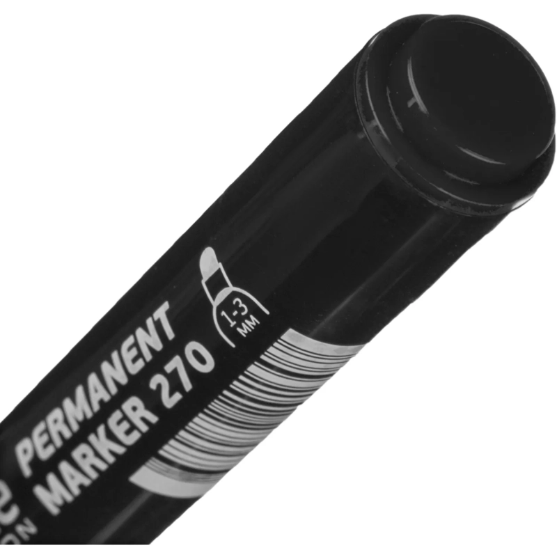 Маркер перманентный Attache Selection 270 черный 1-3мм кругл. наконечник