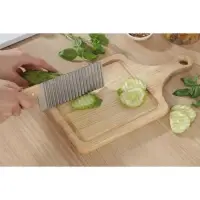 Нож для фигурной резки Доляна, 27&times;6 см, нержавеющая сталь, бежевый