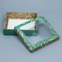 Коробка подарочная, упаковка, «Эко» , 23.5 х 20.5 х 5.5 см Коробка подарочная, упаковка, «Эко» , 23.5 х 20.5 х 5.5 см