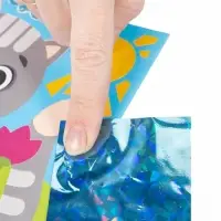 Набор для творчества. Аппликация фольгой "Принцесса" размер 138х165 мм (конверт, 6 цв)