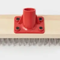 Щетка для пола с металлической щетиной 30 см