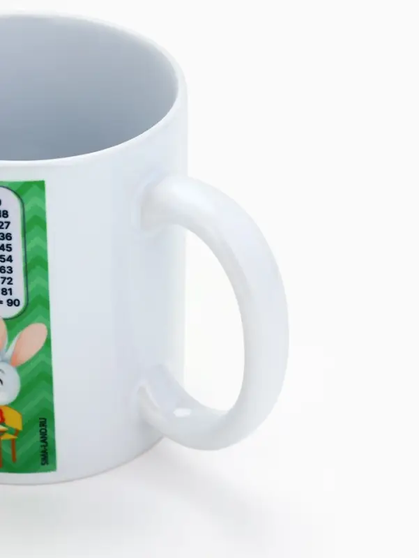 Кружка чайная керамическая &laquo;Таблица умножения&raquo;, 320 мл