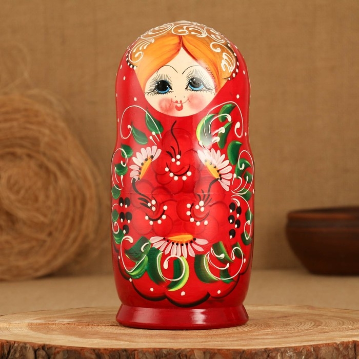 Матрёшка 7-ми кукольная  Матрёшка 7-ми кукольная "Кира", 23-25см, ручная роспись.