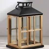 Подсвечник дерево "Французское окно" набор 2 шт свеча 9х12 14х19,5 см 13х17х24,5 18х24х36 см   10955