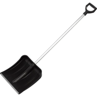 Лопата д/уборки снега с прямым алюминиевым черенком ковш 40х37см