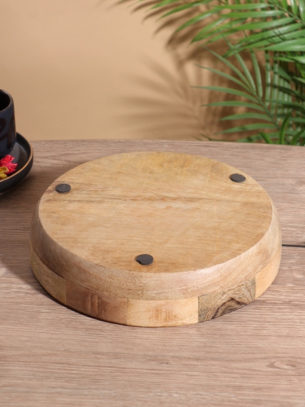 Блюдо Блюдо "Оливковая ветвь" дерево манго 25,5х25,5х6 см