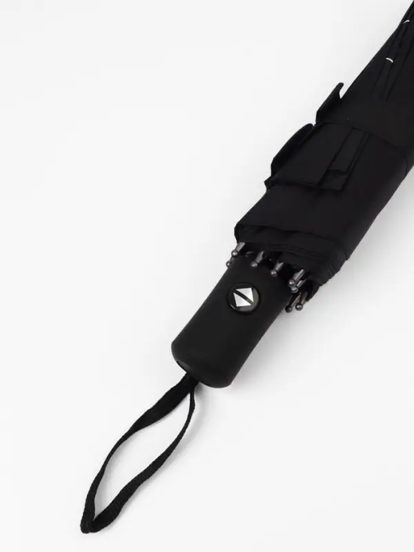 Зонт автоматический &laquo;Шёпот&raquo;, 3 сложения, 8 спиц, R=48/55 см, d=96 см, чёрный