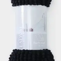 Коврик для дома LaDо́m, букли, плотность 1000 г, 50&times;80 см, графитовый