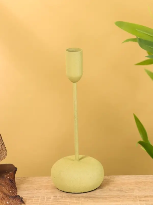 Подсвечник на 1 свечу текстурный  Подсвечник на 1 свечу текстурный "Олива" 8х8х20 см