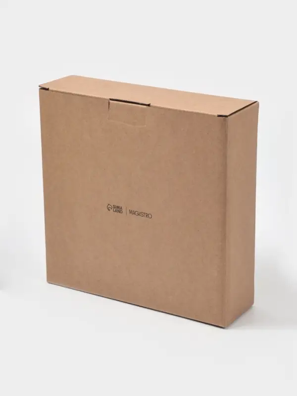 Набор тарелок для пасты Magistro Carbon, d=21 см, 2 шт., фарфор, чёрный