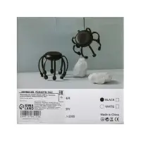 Массажер для головы LEM-32, электрический, мурашка, вибрационный, АКБ, белый