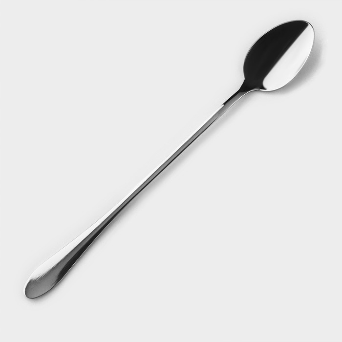 Ложка барная из нержавеющей стали «Милано», длина 19,5 см, цвет серебряный Ложка барная из нержавеющей стали «Милано», длина 19,5 см, цвет серебряный