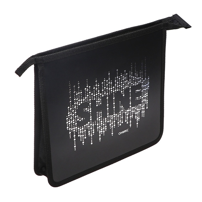 Папка для тетрадей А5, 240 х 205 х 40 мм, молния сверху, пластиковая, ПТ 7-12, Папка для тетрадей А5, 240 х 205 х 40 мм, молния сверху, пластиковая, ПТ 7-12, "Аниме с мишкой" (рисунок с эффектом металлика золото)