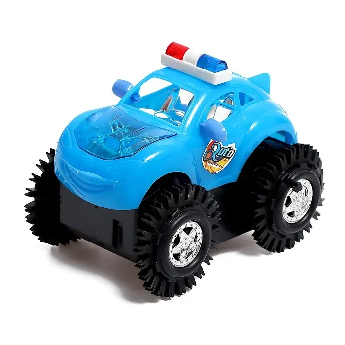 Машина-перевёртыш «Кабриолет», работает от батареек, световые эффекты, цвета МИКС