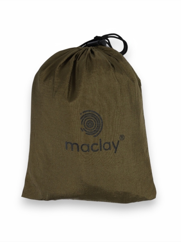 Гамак Maclay, 140 х 260 см, нейлон, зелёный Гамак Maclay, 140 х 260 см, нейлон, зелёный