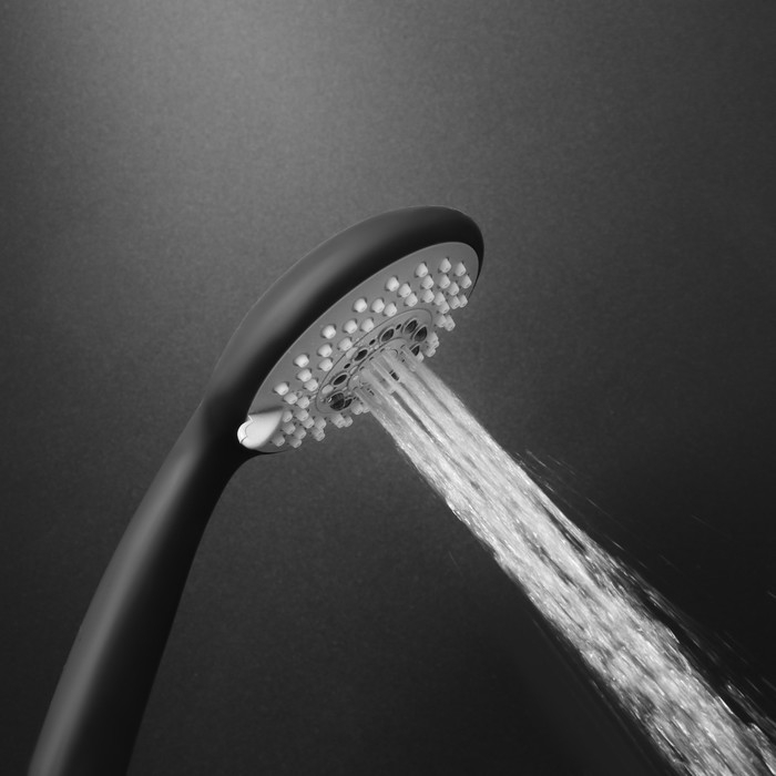 Душевая лейка ZEIN Z411, 3 режима, покрытие Soft-touch, пластик, цвет черный Душевая лейка ZEIN Z411, 3 режима, покрытие Soft-touch, пластик, цвет черный