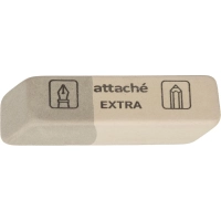 Ластик скошенный Attache Extra, нат.каучук, 41x14x8мм, д/ручки и карандаша