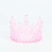 Корона для торта &laquo;Хрусталь&raquo;, цвет розовый