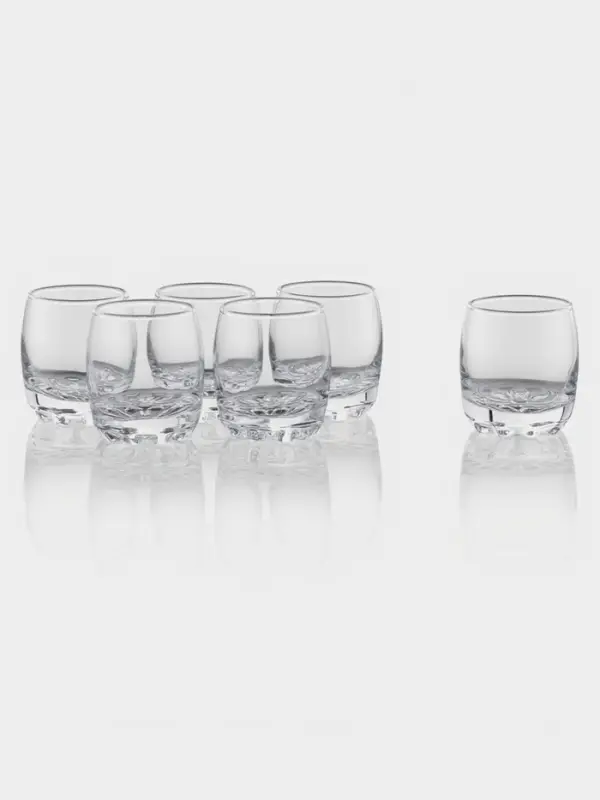 Набор стопок для водки Paşabah&ccedil;e Sylvana, 80 мл, 6 шт., стекло, прозрачный