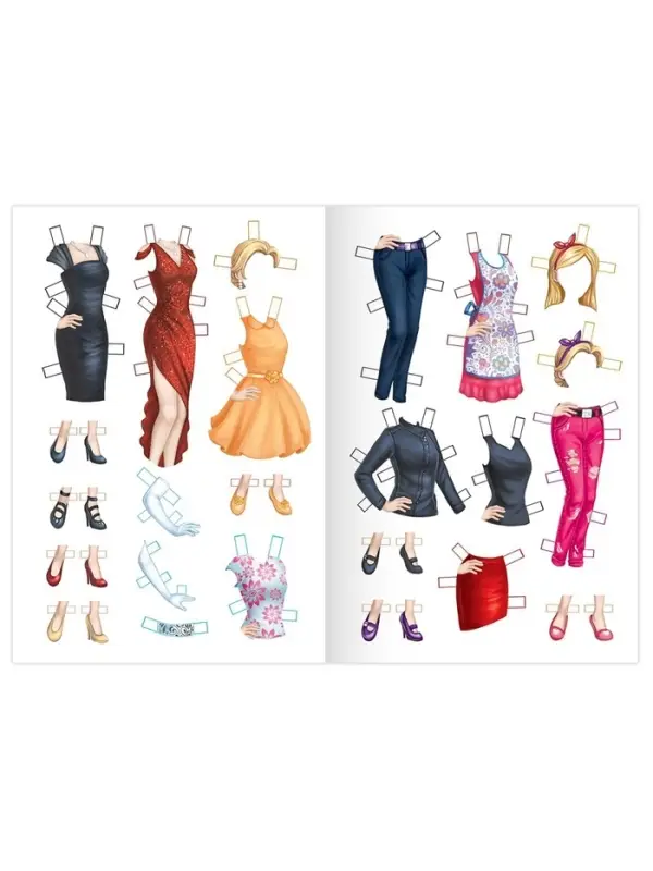 Вырежи куклу и наряды из &laquo;Стильной коллекции&raquo;, 20 стр.