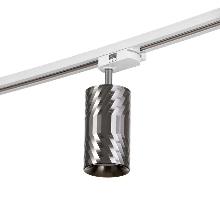 Светильник трековый BayerLux Simple &laquo;Алисер&raquo; GU10, 220 В, 7.5&times;7.5&times;20 см, серебро