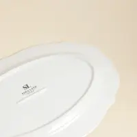 Блюдо SL Home &laquo;Аманде&raquo;, 34.5&times;23&times;2.5 см, овальное, фарфор, белое