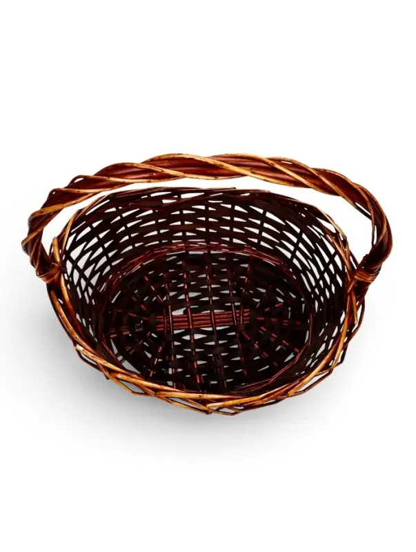 Набор корзин 3 шт, 41х31х12, 35х28х11, 31&times;23&times;9 см, лоза белый