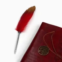 Родословная книга &laquo;Наш род&raquo;, с пером, 56 листов, бордо, 35&times;25 см