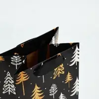 Пакет подарочный, набор 3 шт. под бутылку &laquo;С Новым годом!&raquo; 13&times;36&times;10 см