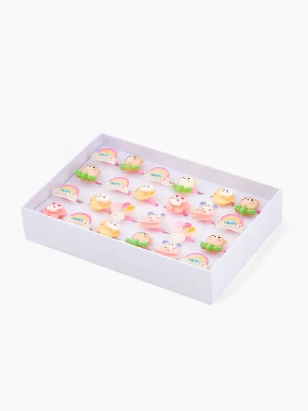 Кольцо «Выбражулька» мишка, заяц, форма МИКС, цветное, безразмерное Кольцо «Выбражулька» мишка, заяц, форма МИКС, цветное, безразмерное