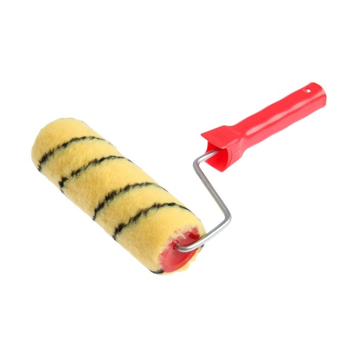 Валик ЛОМ, полиэстер, 180 мм, рукоятка d=6 мм, D=48 мм, ворс 10 мм Валик ЛОМ, полиэстер, 180 мм, рукоятка d=6 мм, D=48 мм, ворс 10 мм