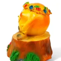 Садовая фигура из гипса &laquo;Кругляш с венком&raquo;, 45&times;35&times;35 см