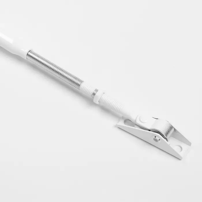 Доводчик дверной ТУНДРА d=60WW, до 60 кг, белый