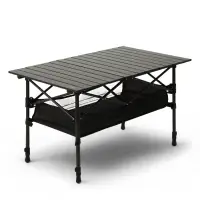 Стол туристический Maclay, 95&times;55&times;50/74 см, с органайзером, чёрный
