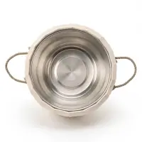 Ведро-запарник для бани и сауны, 20 л, деревянное, нержавеющая вставка