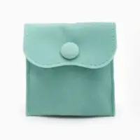 Набор конвертиков для украшений 10 шт. бархатный, 7&times;7 см, бирюзовый (7461969)