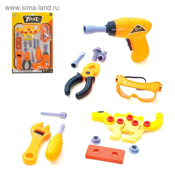 Набор инструментов «Спинозавр», с разборной фигуркой Набор инструментов «Спинозавр», с разборной фигуркой