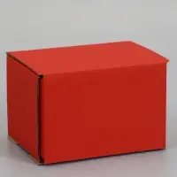 Коробка самосборная, красная, для подарков, хранения и отправки посылок, 17&times;12&times;10 см