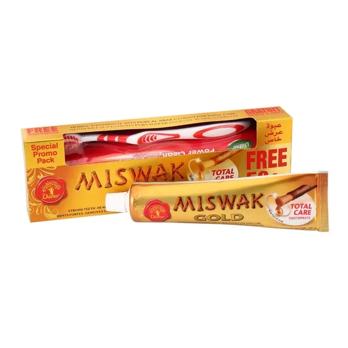 Зубная паста Dabur Miswak Gold, 120 г + 50 г