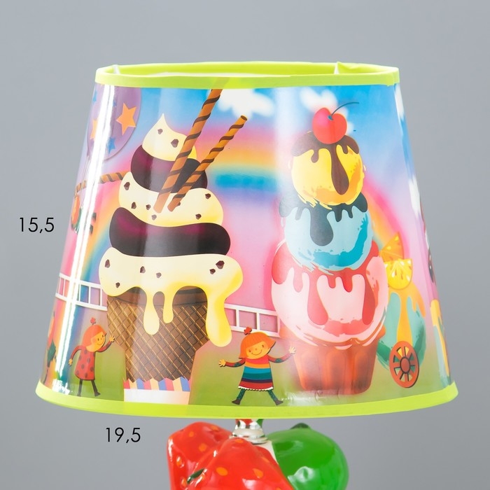 Настольная лампа  Настольная лампа "Пирожное" Е14 40Вт МИКС 20х20х32,5 см RISALUX